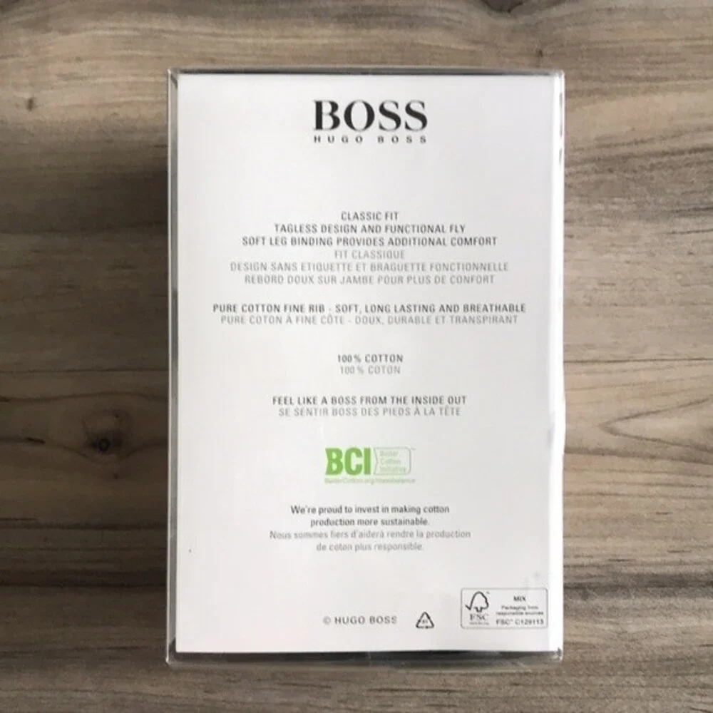 Boss Hugo Boss Traditional Cotton Briefs - 5 Pack Black Size M